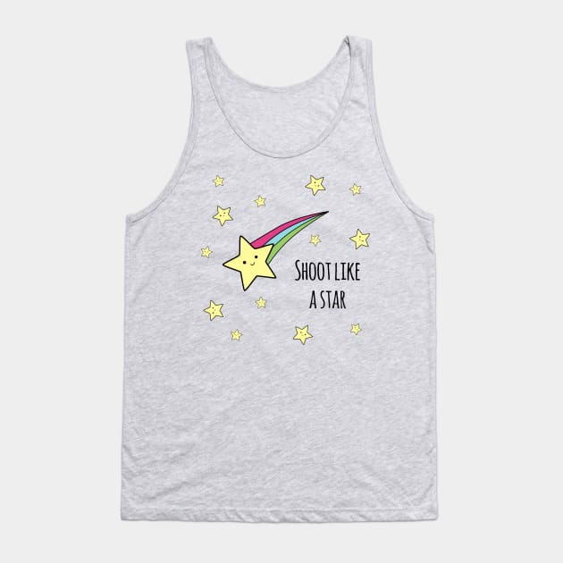 'Shoot Like A Star' Tank Top by bluevolcanoshop@gmail.com